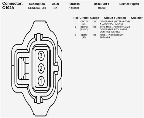 ford connector wiring diagram